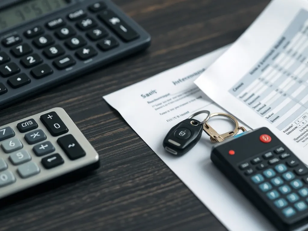 A professional infographic style photo showing financial doc